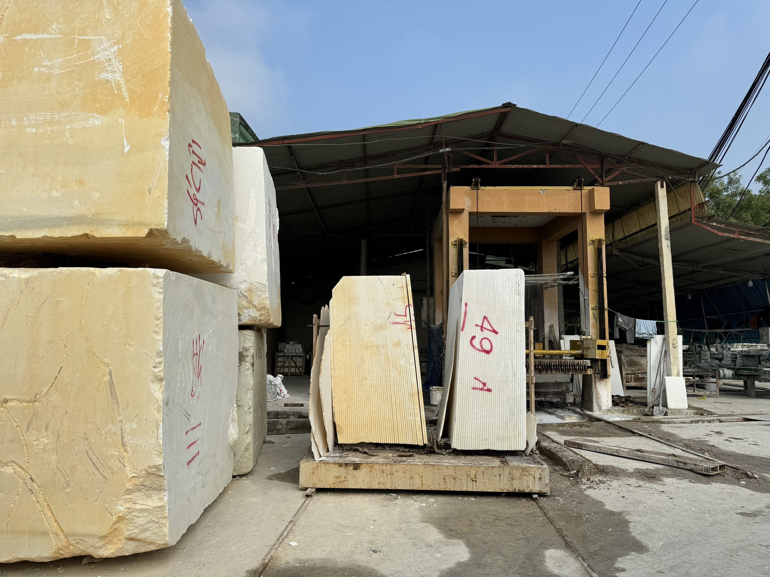 Splt Panel Buy Splt Face Yellow Marble Wall Panel - 5x20x1.5cm (as Jsc) from ANSON ...
