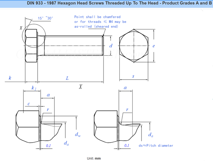 Buy Ss Hex Head Through Hole Screw Hex Hollow Bolt from D & T (tianjin ...