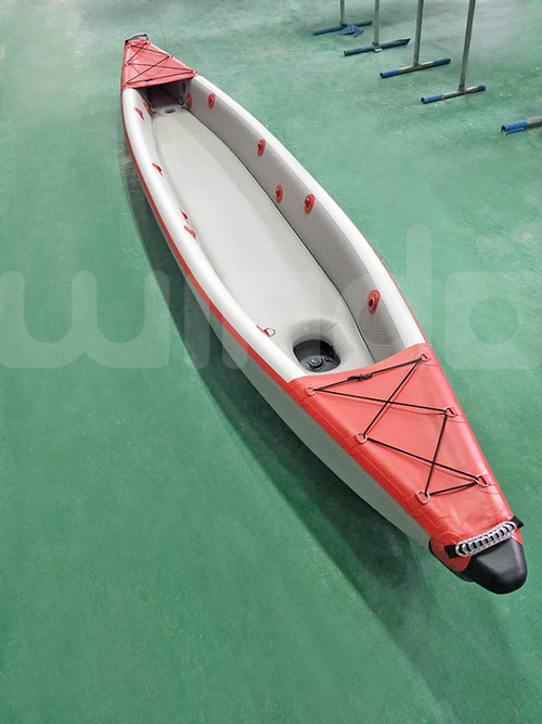 GeeTone Inflatable Drop Stitch PVC 1 2 Person Fishing Kayak