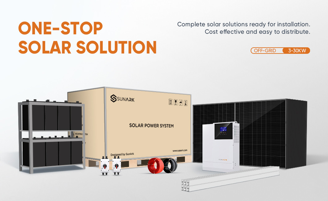 Buy Sunark Complete Off Grid Solar System 5kw 10kw 15kw 20kw Solar ...