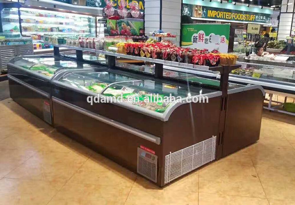Buy Supermarket Display Freezer Commercial Refrigerator Freezer For