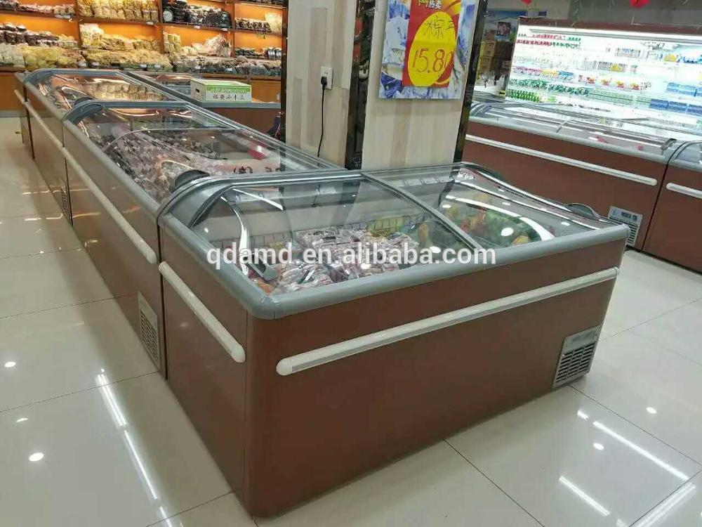 Buy Supermarket Display Freezer Commercial Refrigerator Freezer For