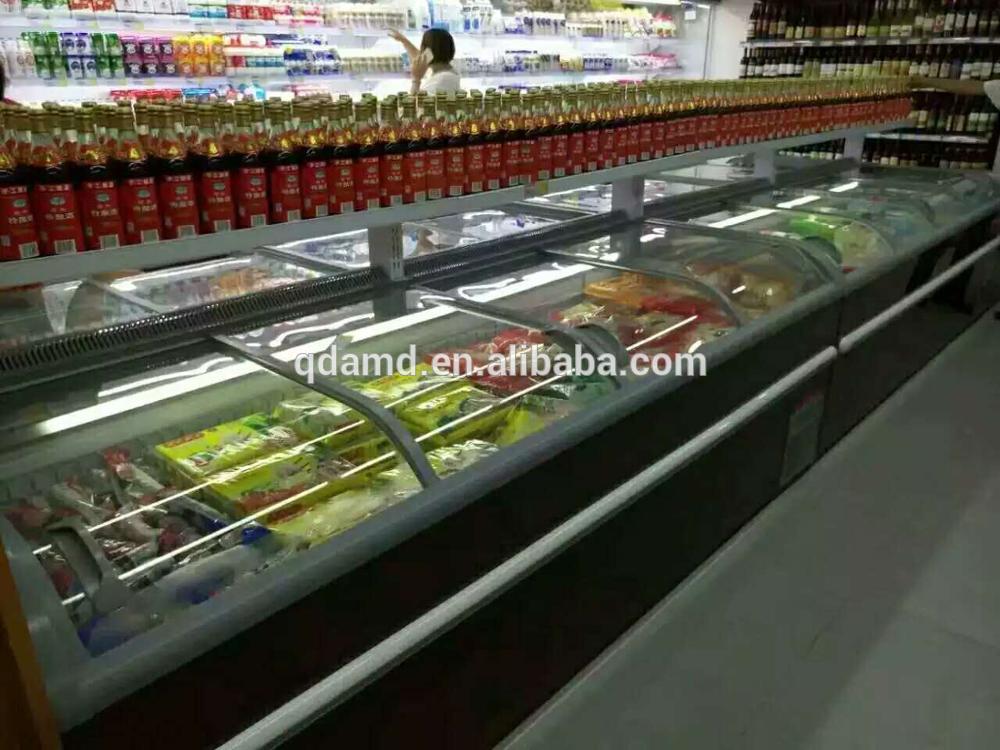 Buy Supermarket Display Freezer Commercial Refrigerator Freezer For