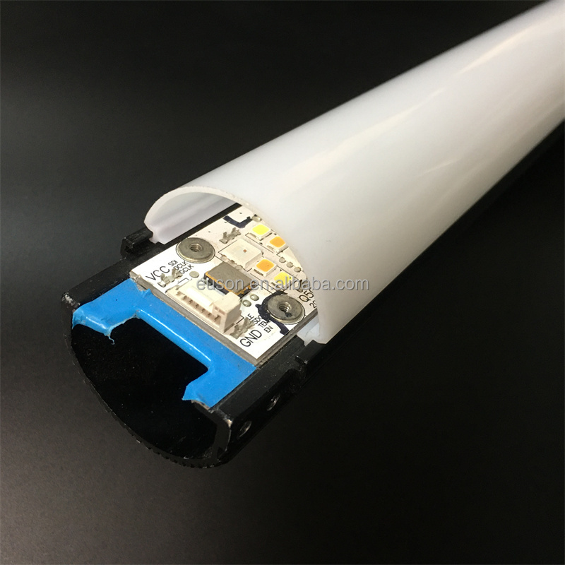 Buy T12 Milky Polycarbonate Pc Extrusion Led Light Tube Cover Top ...