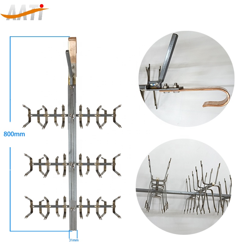Titanium Pinch Racks Buy Titanium Racks Jigs For Anodizing Split Fingers Titanium Clips ...