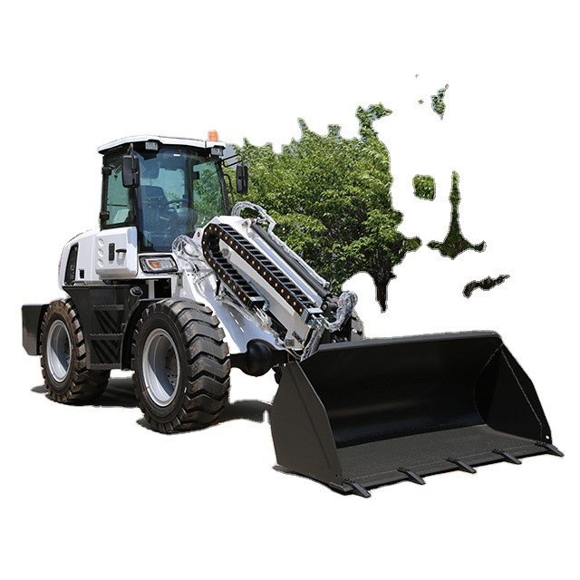 Buy Tl1500 Telescopic Handler Loader Track Drive 2-5 Ton Capacity Front ...