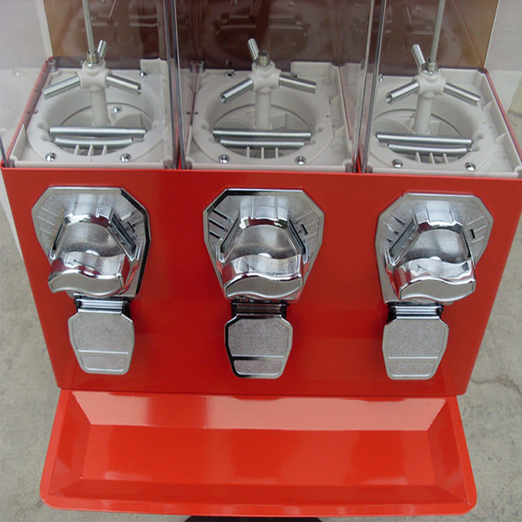Buy Triple Candy Vending Machine Automatic Coin Or Token Operated Toy ...