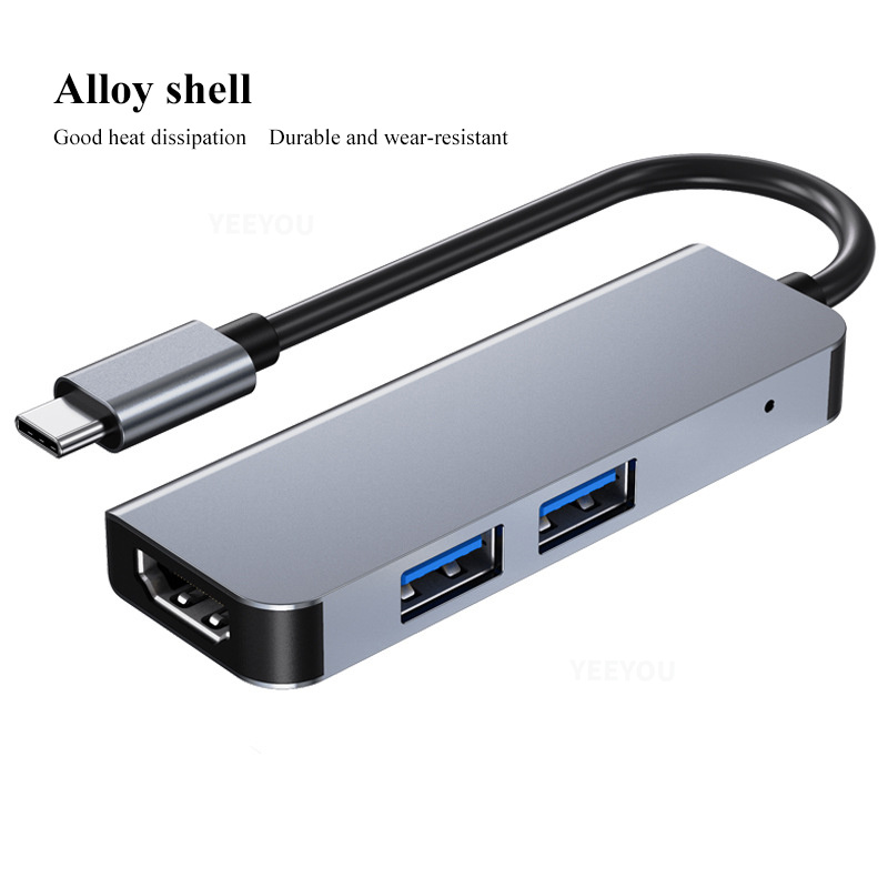 Buy Type-c 3 In 1 Docking Station Usb 3.0 To Hdm1 Adapter Triple ...