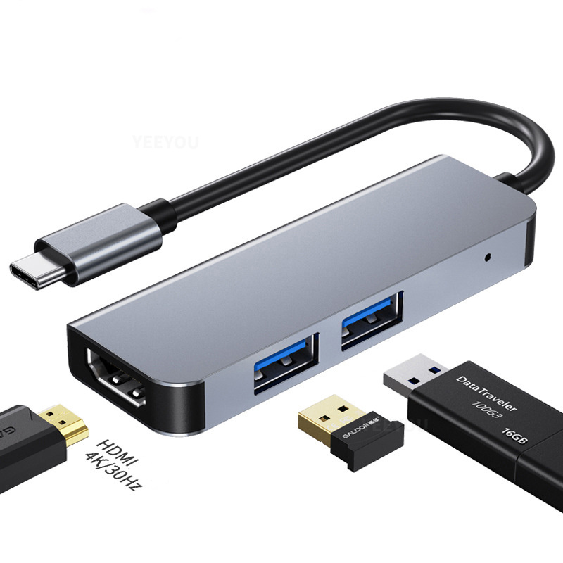 Buy Type-c 3 In 1 Docking Station Usb 3.0 To Hdm1 Adapter Triple ...