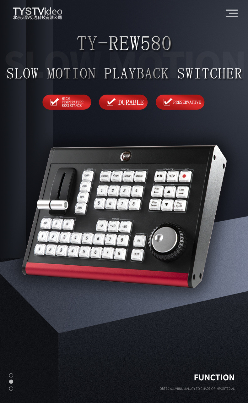 Buy Tyst Ty-rew580 Mini Control Panel Of Vmix Switcher Live Broadcast ...