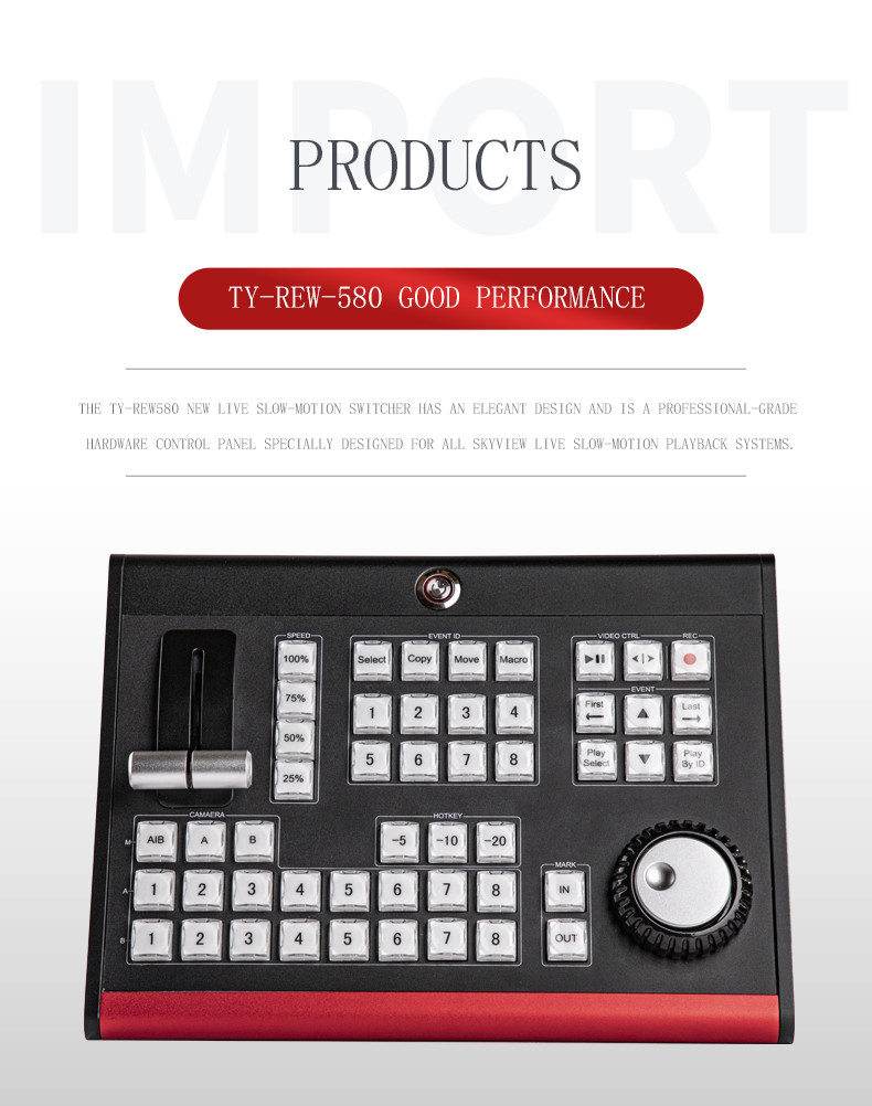Buy Tyst Ty-rew580 Mini Control Panel Of Vmix Switcher Live Broadcast ...