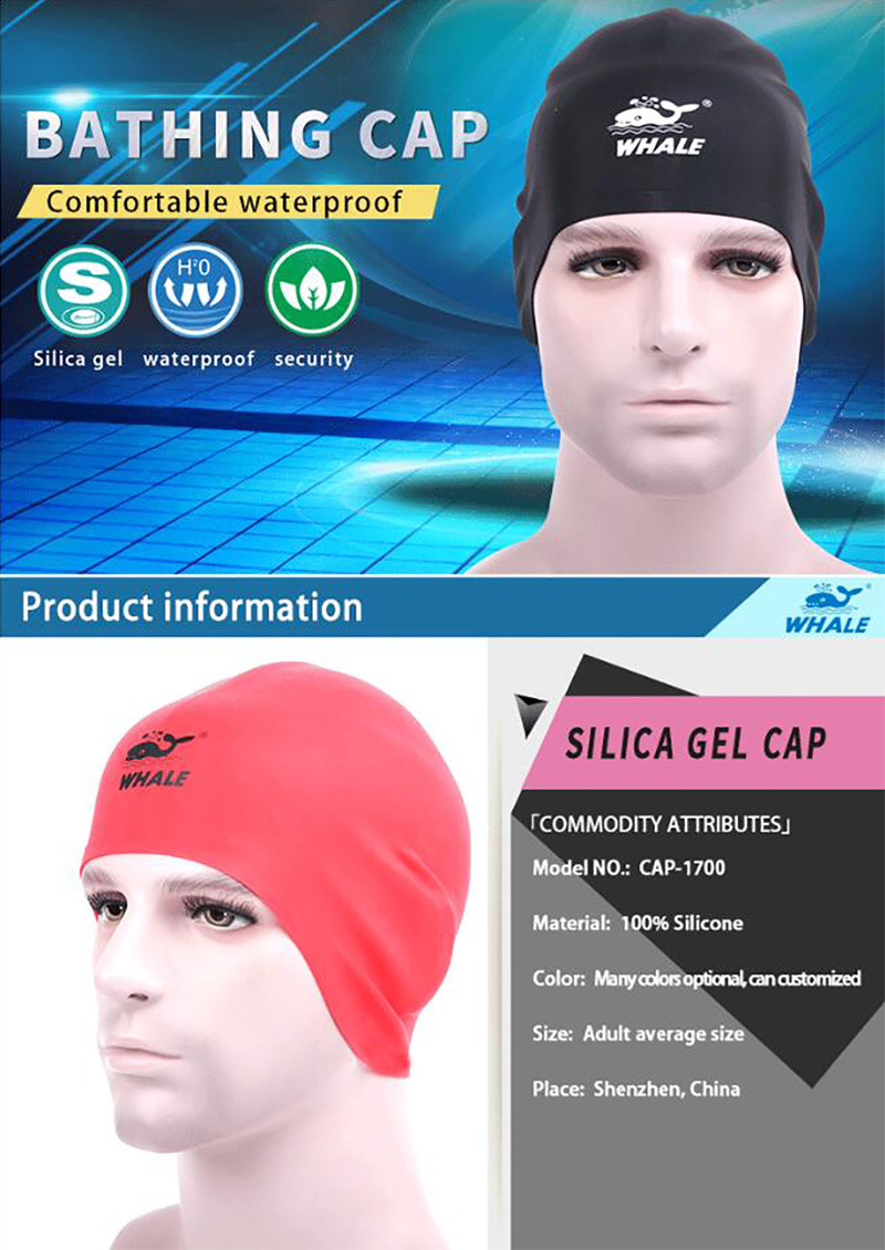 Buy Unique Custom Full Protection Ear Cover Silicone Swim Caps For