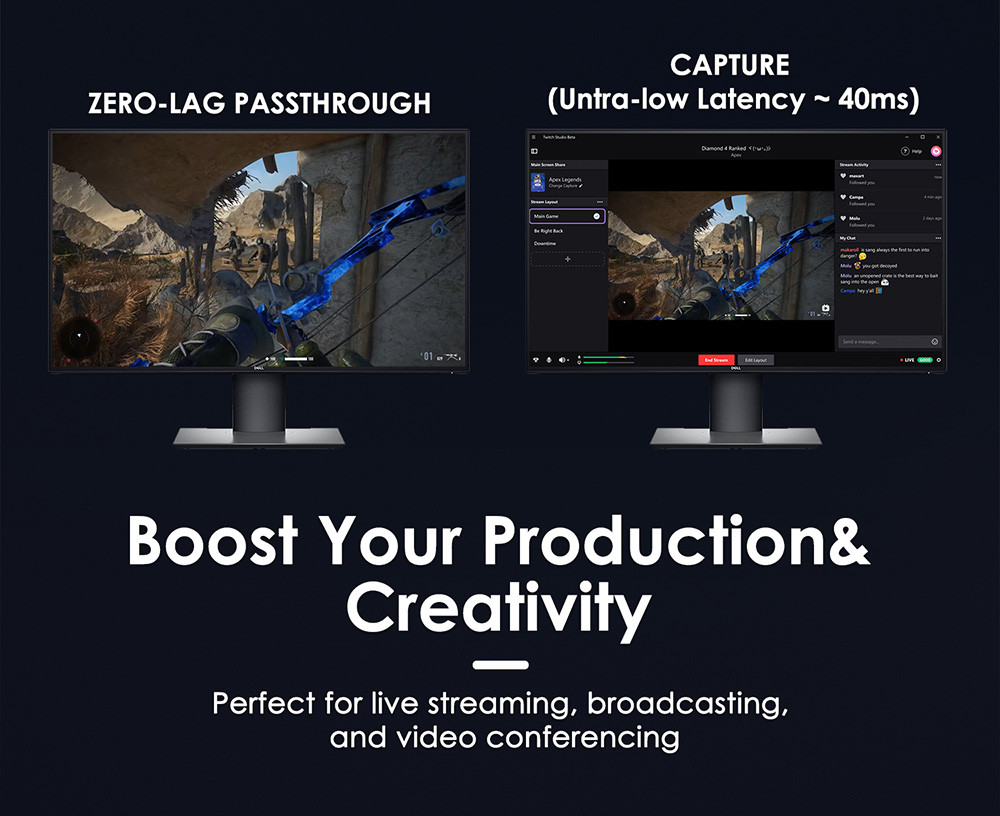 Buy Usb 3.0 1080p Streaming Obs Capturing Gaming Live Recording 2 ...