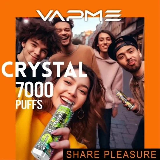 Buy Vapme Crystal 7000 Puffs E-cig Disposable Vape For Oem 2% 5% 0% from  Dongguan Aipin Supply Chain Co., Ltd., China | Tradewheel.com