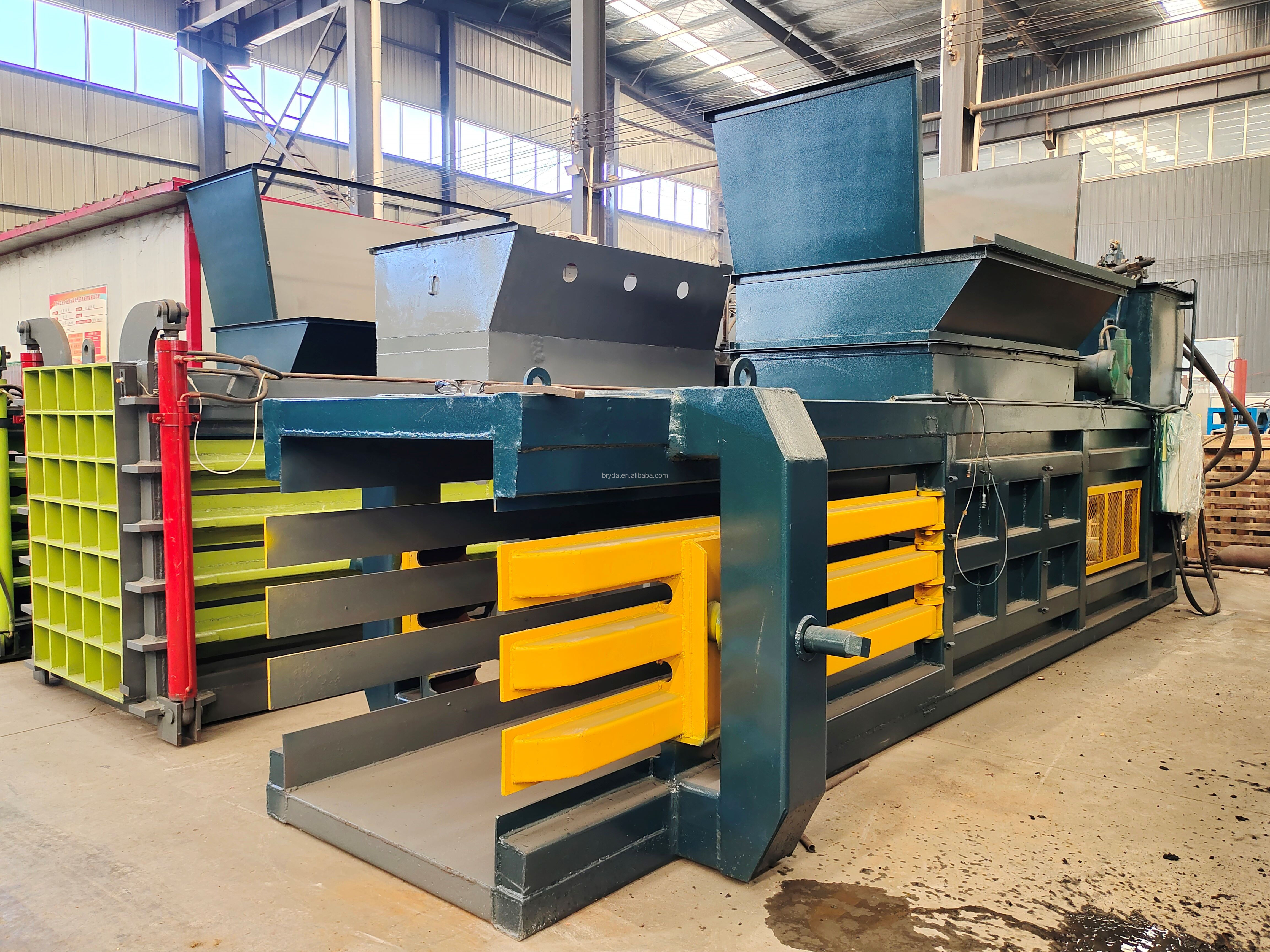Buy Versatile Horizontal Waste Compactor Machine For Plastic Paper Tire ...