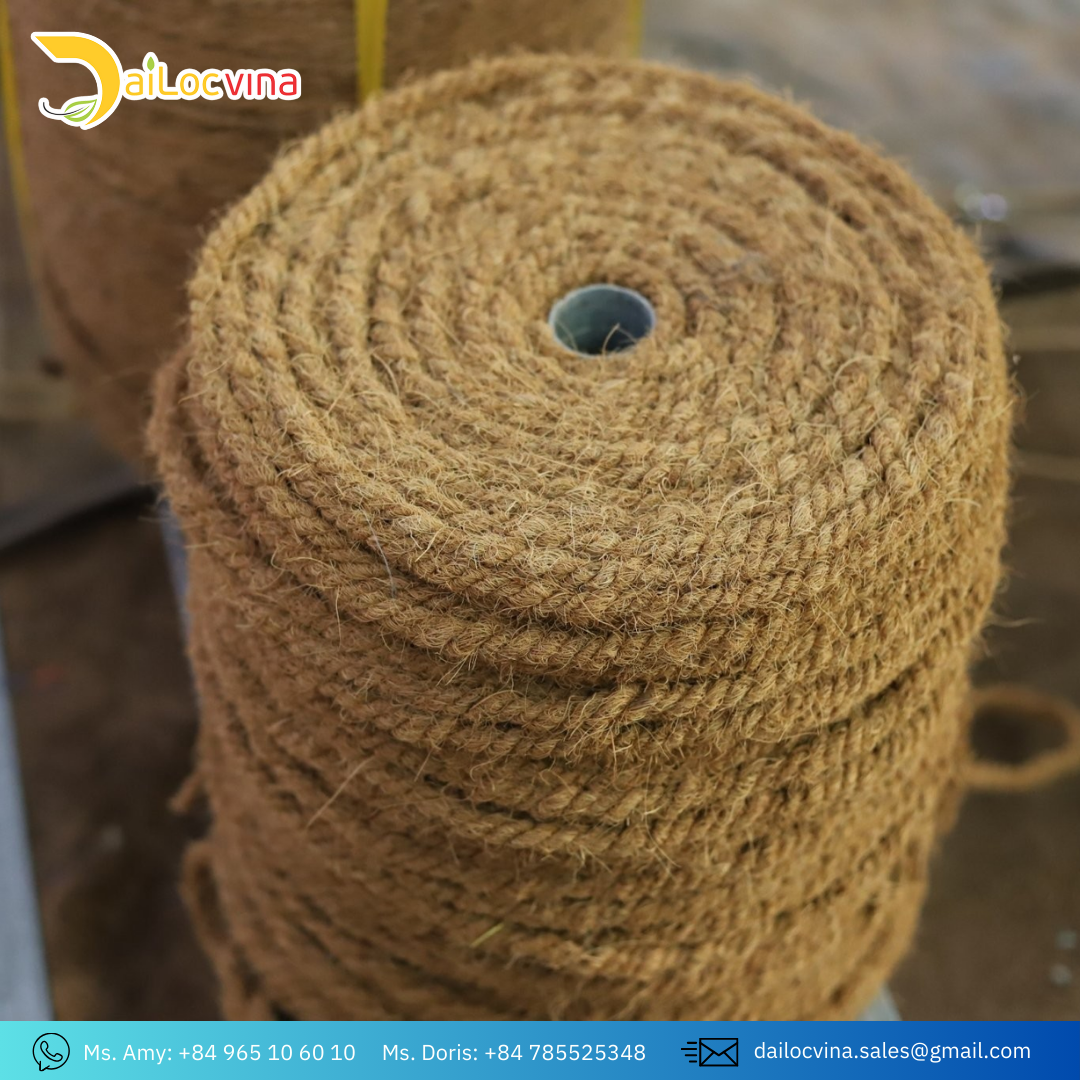 Buy Vietnam Natural Coconut Coir Ropes For Twisting Coco Fiber ...