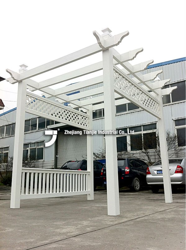 Buy Vinyl Pvc Lattice Fence Trellis from Zhejiang Tianjie Industrial ...