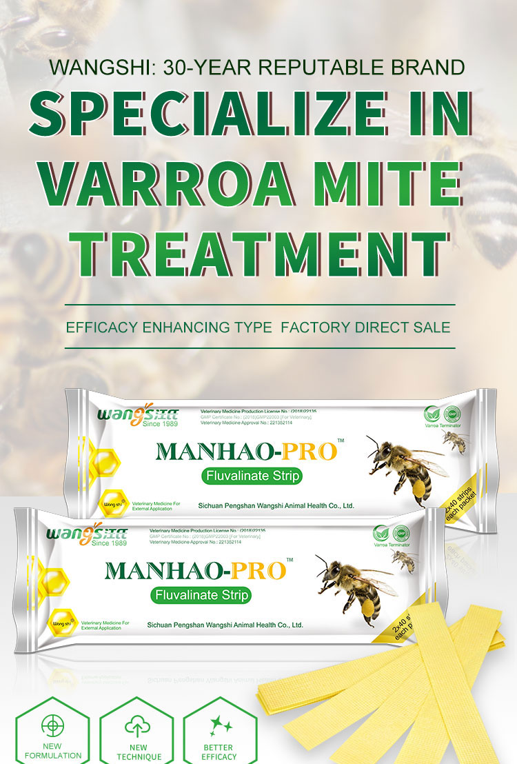 Buy Wangshi Manhao-pro Bee Strip For Varroa Mite Control from Sichuan ...