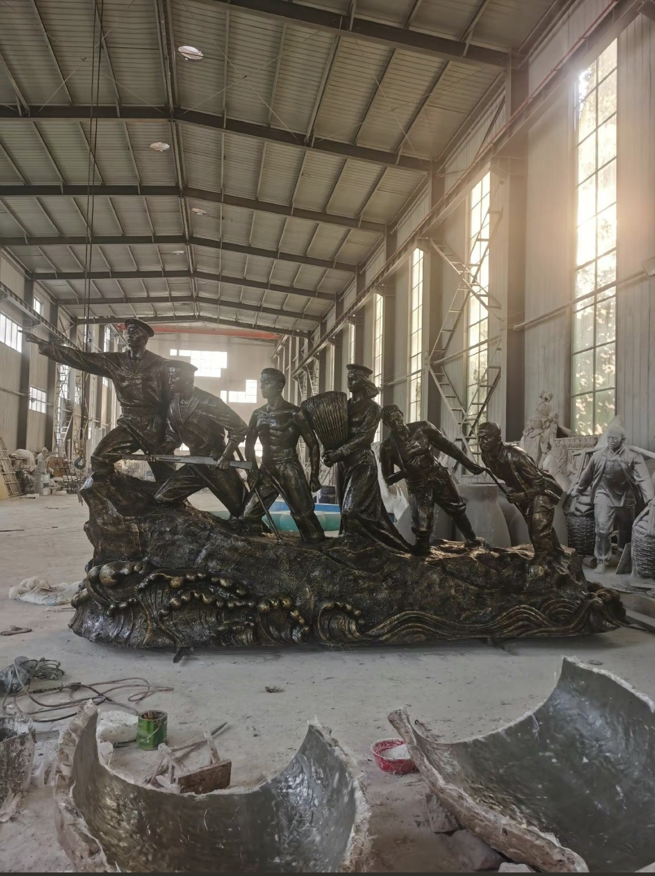 Buy Water Droplets Shape Stainless Steel Sculpture Statue For Garden ...
