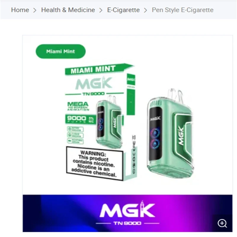 Buy Wholesale E Cigarette Oem Tn9000 Disposable Vape Amazon 9000 Puff Bar  Price I Elf Vapes Bar E-cig from Dongguan Aipin Supply Chain Co., Ltd.,  China