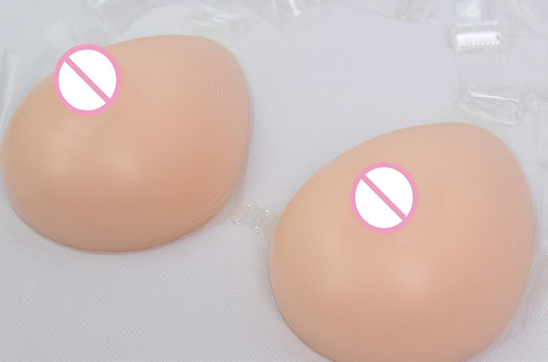 2400g/pair Artificial Breast Forms Silicone Boobs Transvestite Big Breast G  Cup