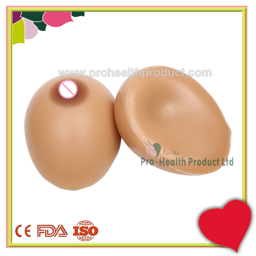 Triangle Breast Silicone Breast Forms D Cup Mastectomy Fake Boobs Cross  Dresser