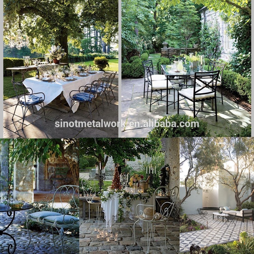 Buy Wrought Iron Patio Furniture Sale Rod Iron Chairs Vintage Metal