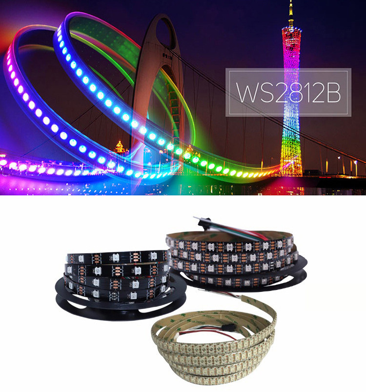 Buy Ws2813 Dream Color Led Strip Light 60-leds Remote Control 10w Power ...