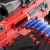 Import New M249 Electric Gatling Continuous Launch Shell Throwing Soft Bullet Gun Outdoor Shooting Game for Boys gel toy guns from China