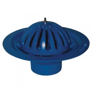 Ductile Iron full-flow 180 degrees vertical roof outlet