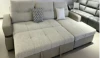 L Shape Fabric Sectional Sofa with Storage Chaise Lounge