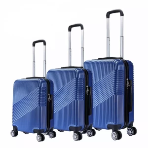 Pcs Travel Luggage Set Double Wheel High Quality Customized Pp Luggage Set