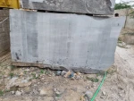 Apple grey stone blocks