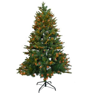 PE PVC Decoration Light RGB Color Change Mini Christmas Tree