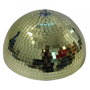 Hot sell Mini Half Mirror Ball 8inch 15cm-With Built In Motor Ceiling Decoration Stage light