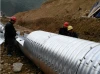 Corrugated metal culvert pipe with galvanized coating used for road/bridge/tunnel