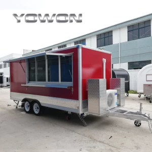 commercial factory price food vending cart street ice cream fast food truck
