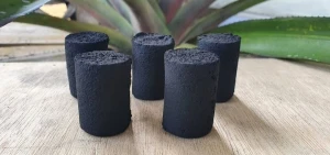 Coconut charcol briquettes