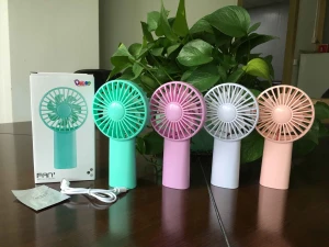 Portable Hand Held Mini Rechargeable Fan with Aromatherapy fashion charging fan with USB cable