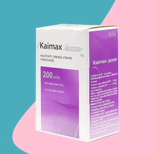Korea Kaimax 200u botulinum toxin injection Botulax Meditoxin Nabota to improve glabella wrinkles