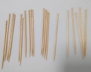 carved wooden toothpicks