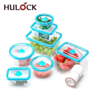 Hulock vacuum airtight food storage container 7pcs combo set