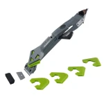 Steel Caulking Tool Kit Handheld Silicone Nozzle Applicator for Removal and Finishing