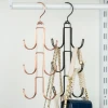 Home cloakroom scarf handbag belt multi-functional metal hook customization
