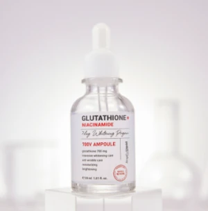 Skin-Brightening and Wrinkle-Reducing Ampoule with 700mg Glutathione,Made in Korea