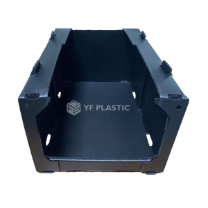 40x60x40cm Foldable Corrugated Plastic PP Picking Bin Box