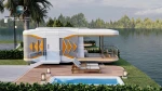 OEV6 Luxury Prefab Modular House Smart Container Home with Balcony