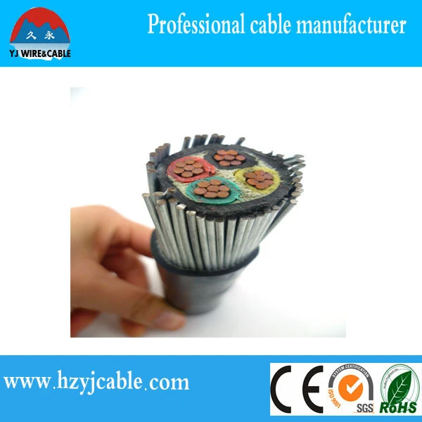 0.6/1kv Low Voltage Multicore Copper Conductor XLPE Insulated PVC Sheath Armoured Power Cable