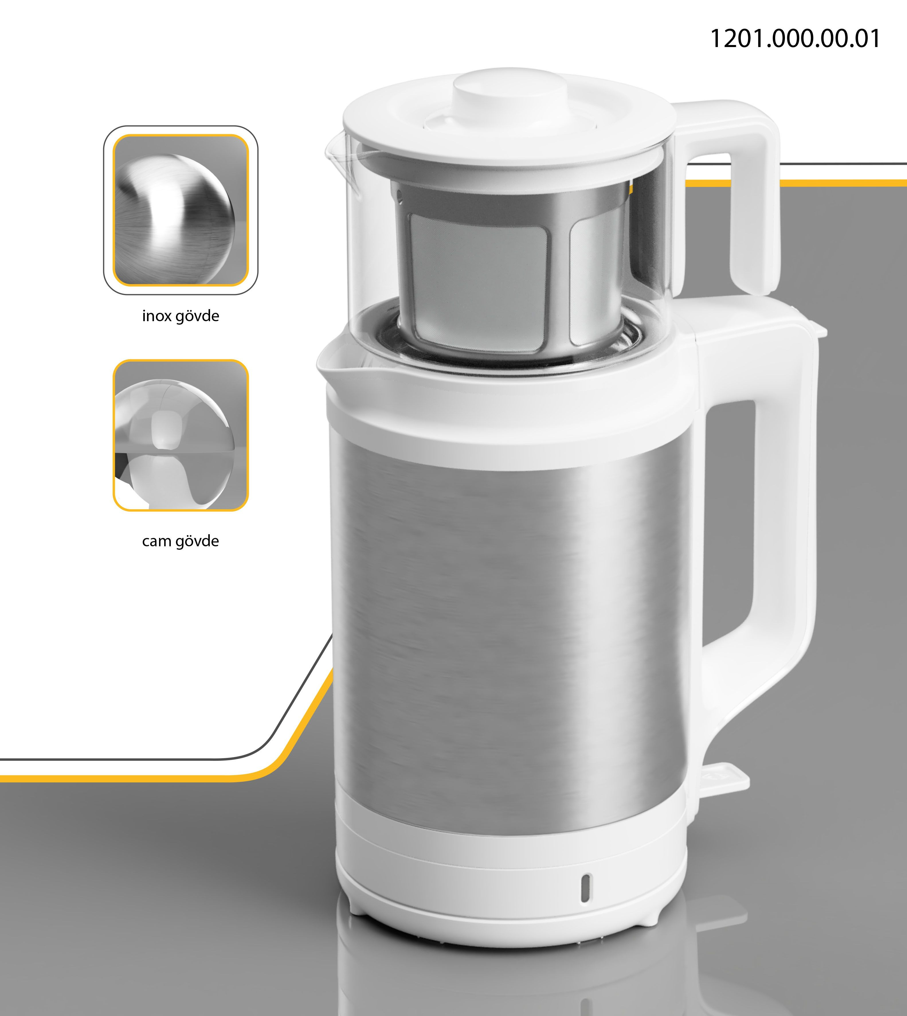 Buy Tea Maker Machine With Inox & Glass Material Private Label ...