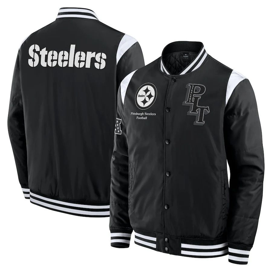 Solid Color Assorted Size Buy Steelers Fanatics Black Elements Elite Full-snap Jacket from TREX ...